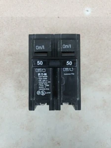 1) ¡Nuevo para llevar! Disyuntor de doble polo Eaton BR250 50 amperios - Imagen 1 de 4