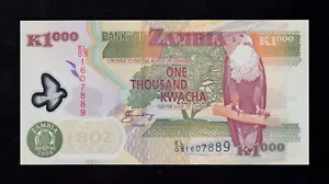 F.C. ZAMBIA , 1000 KWACHA 2008 , S/C ( UNC ) , P.44f . - Imagen 1 de 2