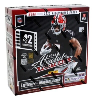 2023 PANINI ABSOLUTE FOOTBALL MEGA BOX BLOWOUT CARDS - Image 1 of 2
