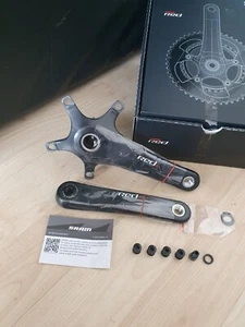 NEW Sram Red 22 GXP 170mm 130bcd 5 bolt carbon cranks chainset crankset - Picture 1 of 8