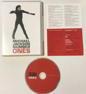 Michael Jackson - Number Ones 15 Trk Very Rare Australian Edition Dvd Thriller.  - Image 1 of 2