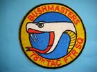 Patch Usaf 78Th Tactical Fighter Squadron  F-16  Bushmasters
