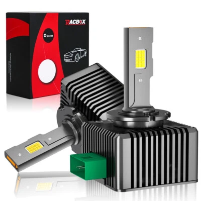 2X D3R D3S LED Headlight Bulb 50000LM 100W 6000K White High Low Beam Replace HID - Image 1 of 4