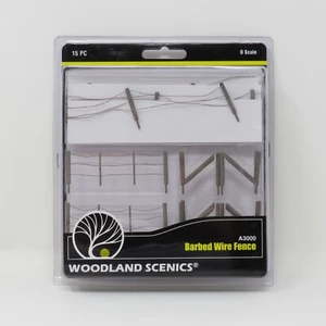 Woodland Scenics O 3000 Barbed Wire Fence Farm Rural Land Scenery Detail Set - Picture 1 of 7