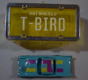 Hot Wheels 1990 Park & Plates Turquoise '57 T-Bird w/case- HOLIDAY SALE!! - Picture 1 of 5