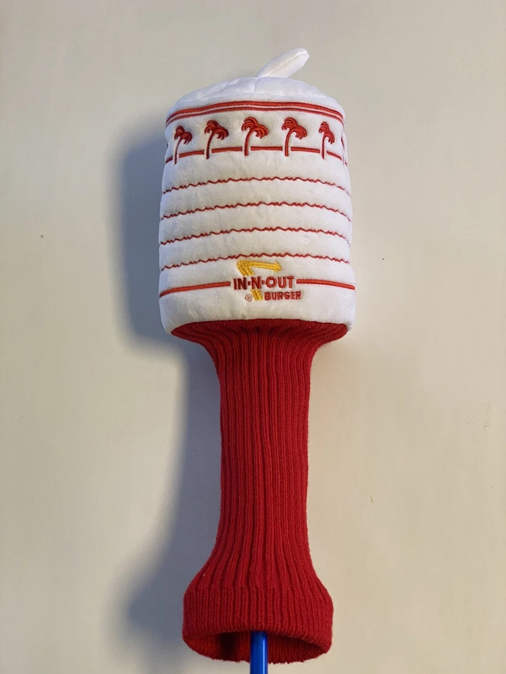 In N Out Burger Golf Club Head Cover (Red Drink Cup) New INO . Fast Shipping - Image 1 of 4