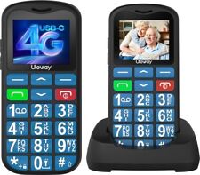 USHINING 4G mobiele telefoon - Senioren - 1,77 inch kleurendisplay - Dual sim - 