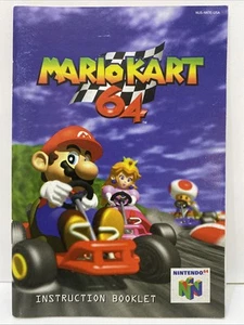 Mario Kart 64 | Nintendo 64 | N64 | Originale | Scheda Funzionamento Manuale - Foto 1 di 7