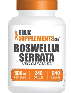 BulkSupplements Boswellia Serrata Extract 240 Capsules - 1000 mg Per Serving - Picture 1 of 5