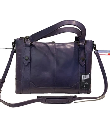 ***Nuevo con etiquetas Bolso de mano de cuero Frye Melissa en hermoso color berenjena!*** Foto 1 de 4
