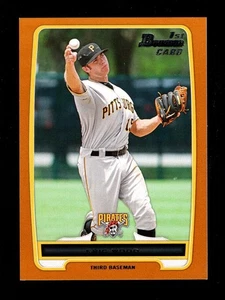 2012 BOWMAN ORANGE BDPP64 ERIC WOOD RC 185/250 PIRATES - Picture 1 of 1