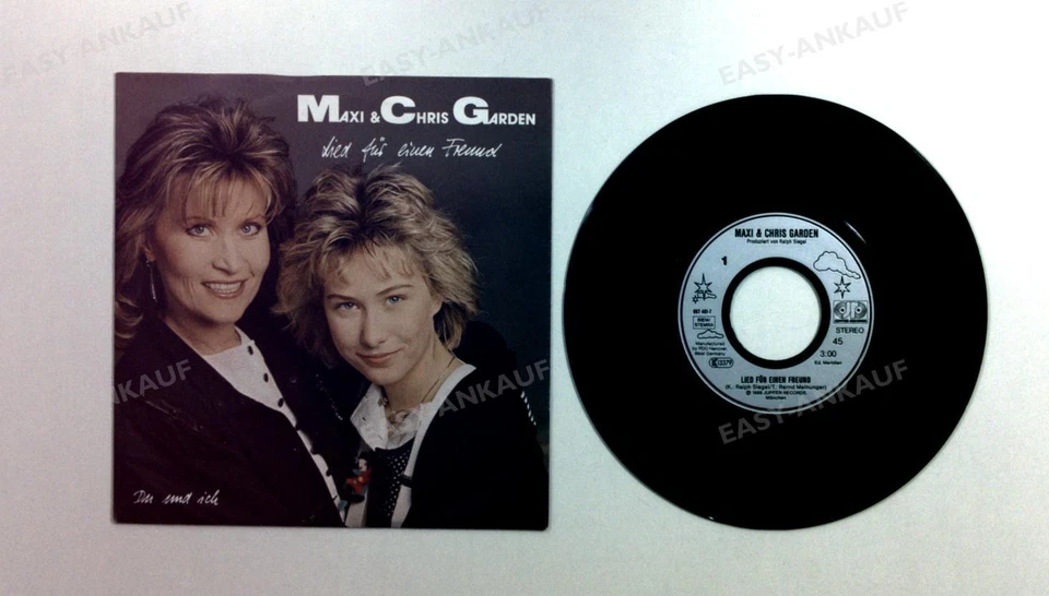 Maxi & Chris Garden - Lied Für Einen Freund 7in 1987 |* - Image 1 of 1