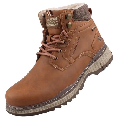 Dockers by Gerli Herren Stiefel Boots gefüttert Braun 57AL103-650470 - Bild 1 von 4