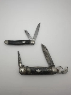 Лот из 2 Imperial бриллиант края складные ножи лагерь нож и 859DE 3-лезвие - Изображение 1 из 4