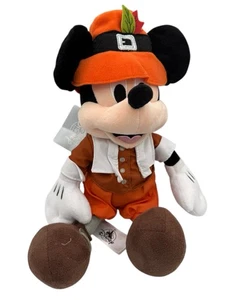 Mickey Mouse Pilgrim 2019 Thanksgiving Disney Parks exklusive Plüschpuppe Neu mit Etikett 16 Zoll - Bild 1 von 6