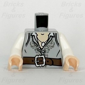 LEGO Will Turner Minifigure Torso Part Pirates of the Caribbean 4184 4183 Pirate
