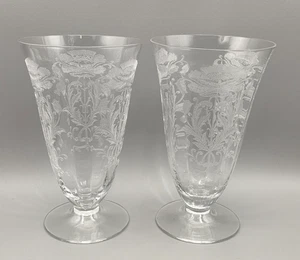 Antique Fostoria Rogene Iced Tea Glasses Set of 2 - Picture 1 of 3
