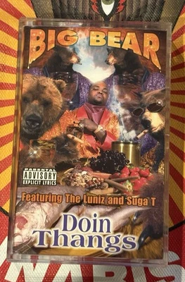 BIG BEAR DOIN THANGS-RARE-OOP-MINT-1998-OMAHA - Image 1 of 4