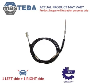 25SKV033 HANDBRAKE CABLE PAIR REAR SKV GERMANY 2PCS NEW OE REPLACEMENT - Picture 1 of 8