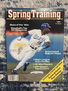 1990 Spring Training Grapefruit And Cactus League Yearbook Newsstand High Grade - Picture 1 of 3