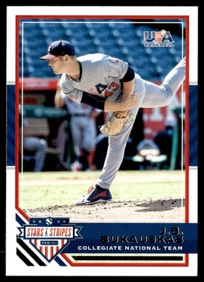 2017 Panini Stars and Stripes J.B. Bukauskas USA #6 - Image 1 of 2
