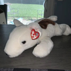Ty Beanie Buddy Baby Butch the Bull Terrier Plush w/ Tag 2002 - Picture 1 of 10