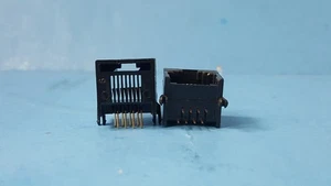22PCS- Socket RJ45, 8P8C, UC10-581-0020, Female, PCB Solder - Picture 1 of 3
