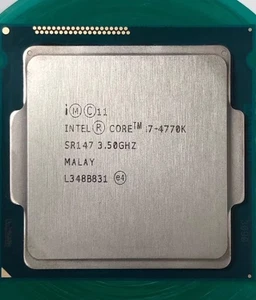 4Th Gen Intel Core i7-4770K LGA 1150 CPU Processor SR147 8M Cache 3.5GHz Desktop - Picture 1 of 2