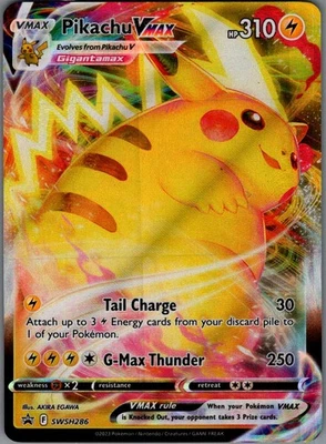 Pikachu VMAX Promo SWSH: Sword & Shield Promo Cards SWSH286 NM - Image 1 of 2