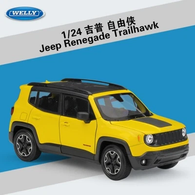 Welly 1:24 Jeep Renegade Trailhawk Model Diecast Car Vehicles New in Box - Image 1 of 4