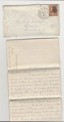 NICE Cover & Letter - JUN. 15, 1886, MOUNT CLEMENS, MICH postmark, 2 Cent Stamp - Image 1 of 3