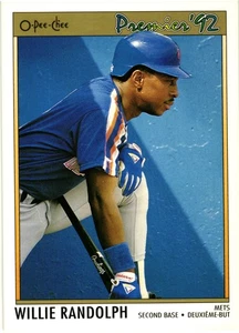 1992 O-Pee-Chee Premier - Willie Randolph #67 - Bild 1 von 2