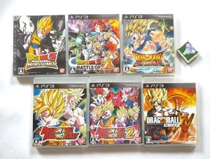 Lotto 6 PS3 Dragon Ball Z Xenoverse Ultimate Raging Blast 1 2 Giappone Akira Toriyama - Foto 1 di 23