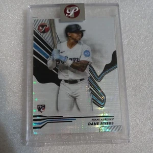 Topps 2024 Pristine Dane Myers Blue Shimmer refractor 1/1 ENCASED By TOPPS - Picture 1 of 10