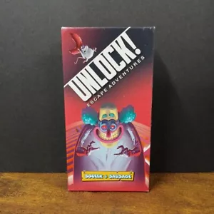 UNLOCK Escape Adventure Squeek & Sausage Card Game, COMPLETE - Picture 1 of 4