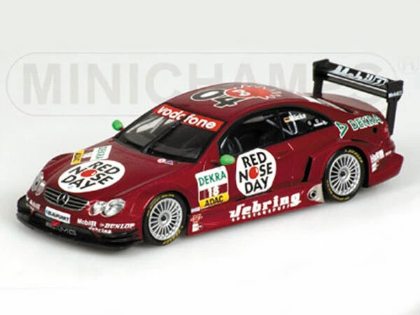 Minichamps 1:43 400 043318 Mercedes CLK Coupé #04 DTM 2004 Stefan Mucke NEW - Immagine 1 di 1