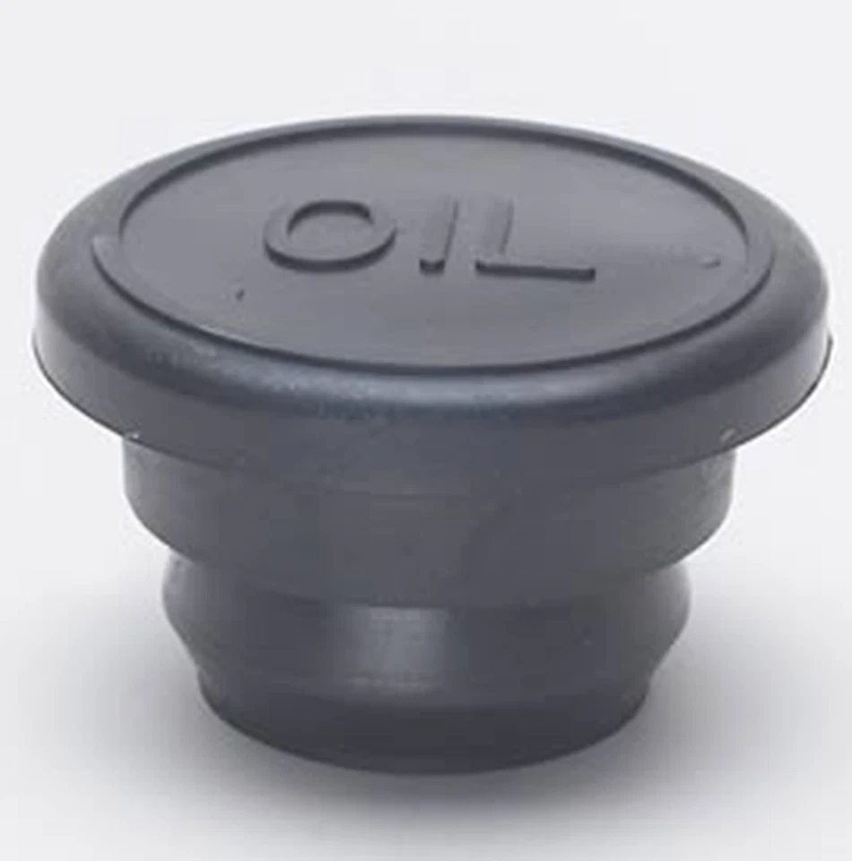 Tapón de aceite de goma negro - Hot Rod personalizado vintage Ford Chevy Foto 1 de 1