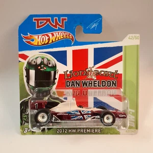 Tarjeta corta rara 💰 como SUPER TREASURE HUNT 💰 2012 DW-1 DAN WHELDON HOT WHEELS - Imagen 1 de 2