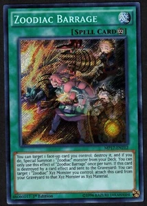 Yugioh Zoodiac Barrage MP17-EN212 Secret Rare 1st - VLP - Foto 1 di 2
