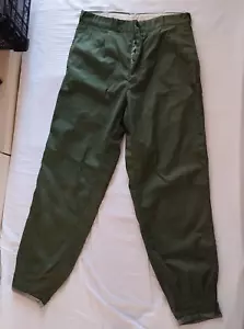 Albanian 100% AUTHENTIC Pantnts ARMY Soldier Green Used Good - Picture 1 of 10