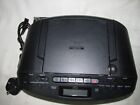 Sony CFD-S70 CD Radio Cassette Tape Player AM/FM Black Boombox