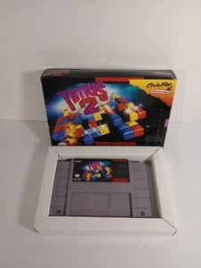 Tetris 2 (Super Nintendo Entertainment System,SNES, 1994) No Manual - Picture 1 of 5
