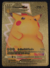 Pokémon - Pikachu VMAX - G-Max Volt Tackle - Gold Foil - Fan Art - Card #044/185