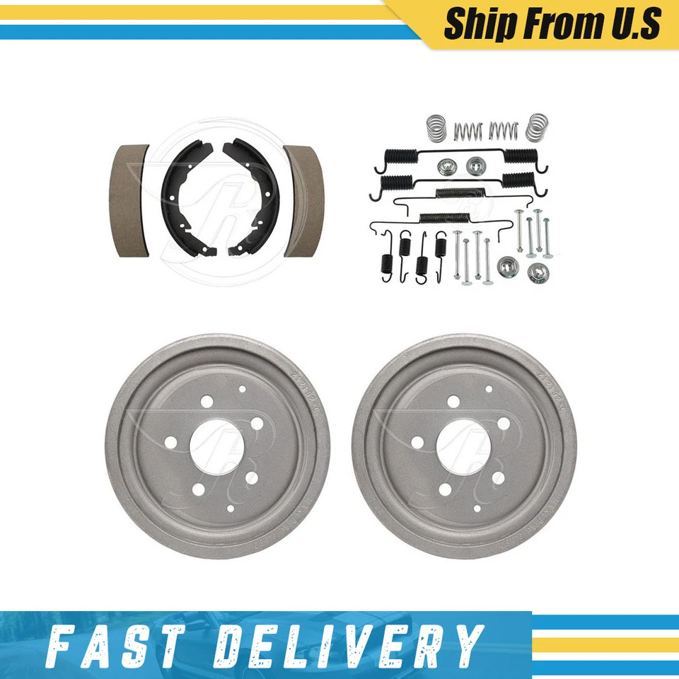 Задние барабаны тормозные колодки и комплект пружин оборудования для Volkswagen Campmobile 1971-1972 - Изображение 1 из 4