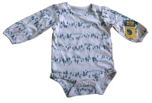 CARHARTT NIÑAS UNA PIEZA MANGA LARGA BODY 24 meses NUEVO Caballos - Imagen 1 de 5
