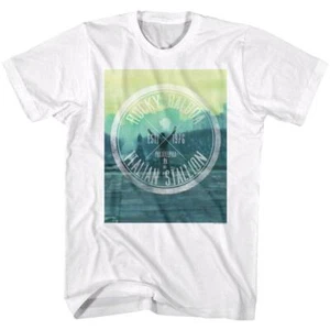 Rocky Balboa Philly Circle Men's T Shirt - Picture 1 of 1