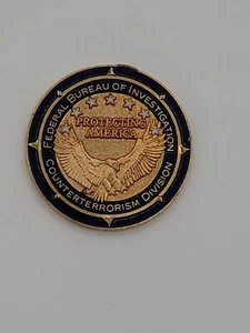 FBI - CTD División Antiterrorista DOJ Departamento de Justicia Desafío Moneda - Imagen 1 de 5