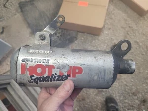 1987 87 KAWASAKI KX125 KX 125 exhaust muffler silencer Answer, inside broken - Picture 1 of 6
