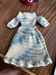 Barbie Doll Crocheted Dress-  FREE SHIPPING - Picture 1 of 4