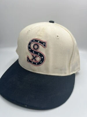 VTG Chicago White Sox Cooperstown Collection Fitted Baseball Hat Sz 6 7/8 - Image 1 of 4